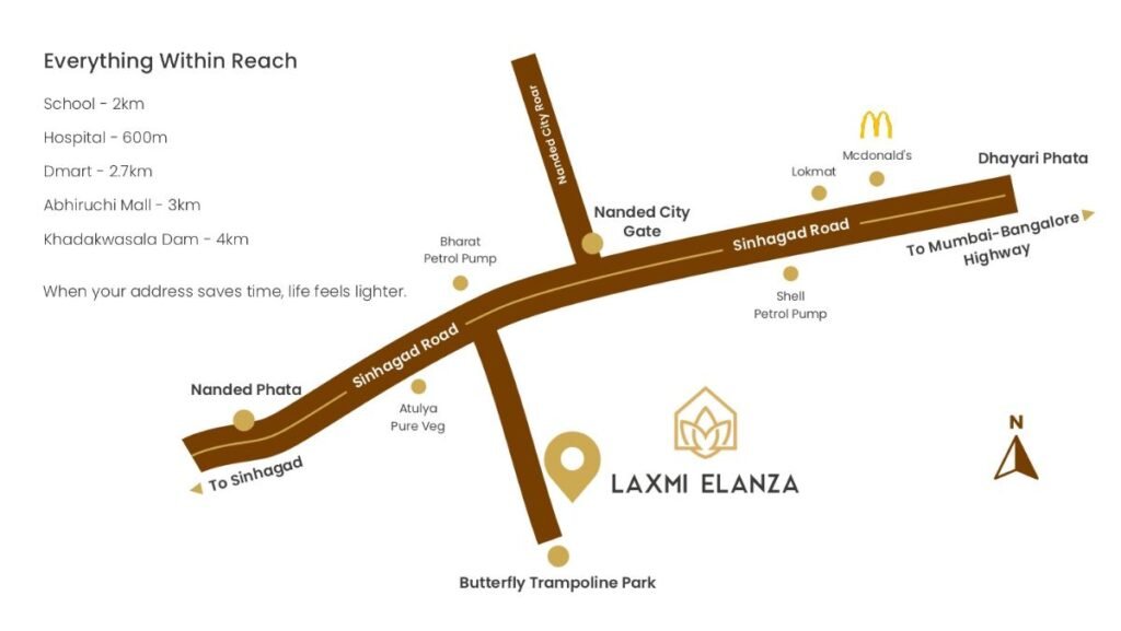 Laxmi Elanza Site Location